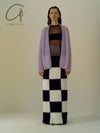 SWAYING/KNIT Seamless Mohair Suit SW212SZ69 Lilac PS16